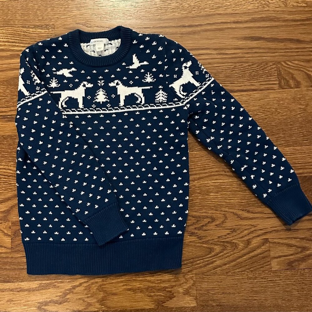 J.Crew Boys Holiday Labrador Sweater